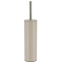 Escobillero wc beige de acero inoxidable