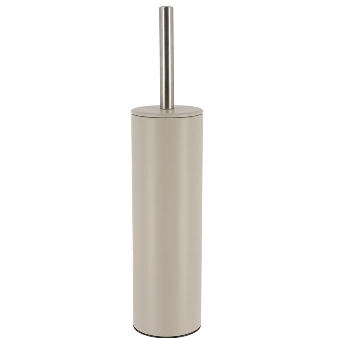 Escobillero wc beige de acero inoxidable