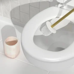 Escobillero wc CLOUDY blanco D9x36cm