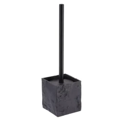 Escobillero wc cuadrado negro