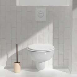 Escobillero wc OLEYA beige D10.4x41.5cm