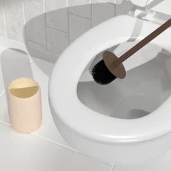Escobillero wc OLEYA beige D10.4x41.5cm
