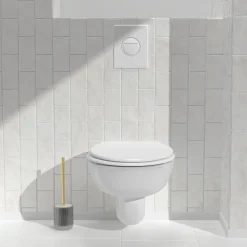 Escobillero wc SOLIS transparente