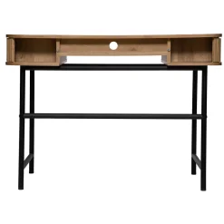 Escritorio Colva Beige Con 2 Puertas