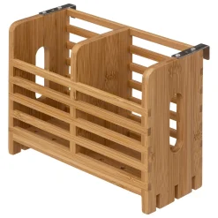 Escurreplatos Bambú 2 Niv. 33x24.7x53Cm