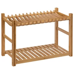 Escurreplatos Bambú 2 Niv. 33x24.7x53Cm