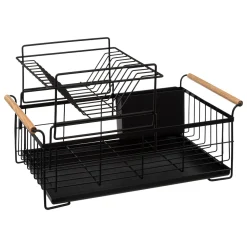 Escurreplatos BlackWood Negro