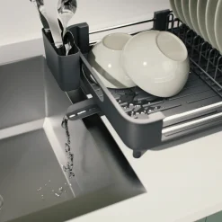 Escurreplatos de 1 nivel ETIRA gris