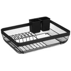 Escurreplatos Metal Negro 43x32x13.5Cm