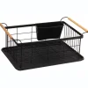 Escurreplatos Metálico Negro Blackwood