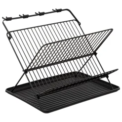 Escurreplatos Metálico 2 Niveles Negro