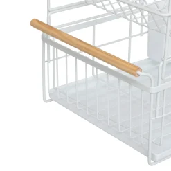 Escurreplatos NATURÉO blanco
