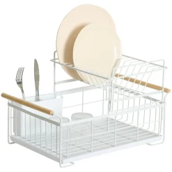 Escurreplatos NATURÉO blanco
