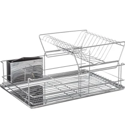 Escurreplatos 2 Niveles Acero Inox