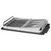 Escurreplatos plegable gris de aluminio