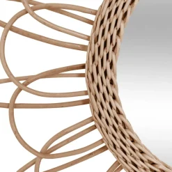 Espejo Decorativo Flor De Mdf 56Cm