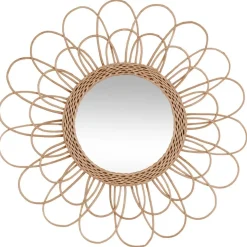 Espejo Decorativo Flor De Mdf 56Cm