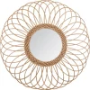 Espejo Decorativo Rosácea Beige 58Cm
