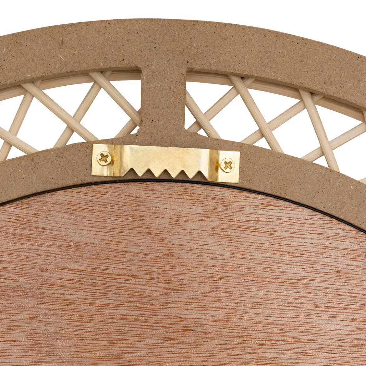 Espejo de pared ANAHI de rattan 87x47cm