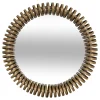 Espejo de pared BARREL dorado 61x9x61cm