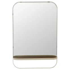 Espejo de pared beige
