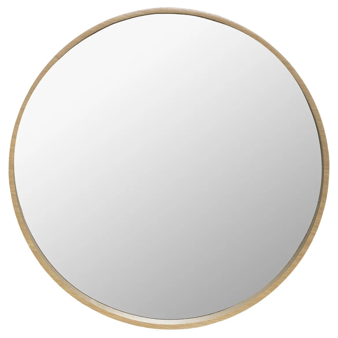 Espejo De Pared Beige Madera 68Cm
