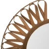Espejo De Pared Eve De Bambú Beige 93Cm