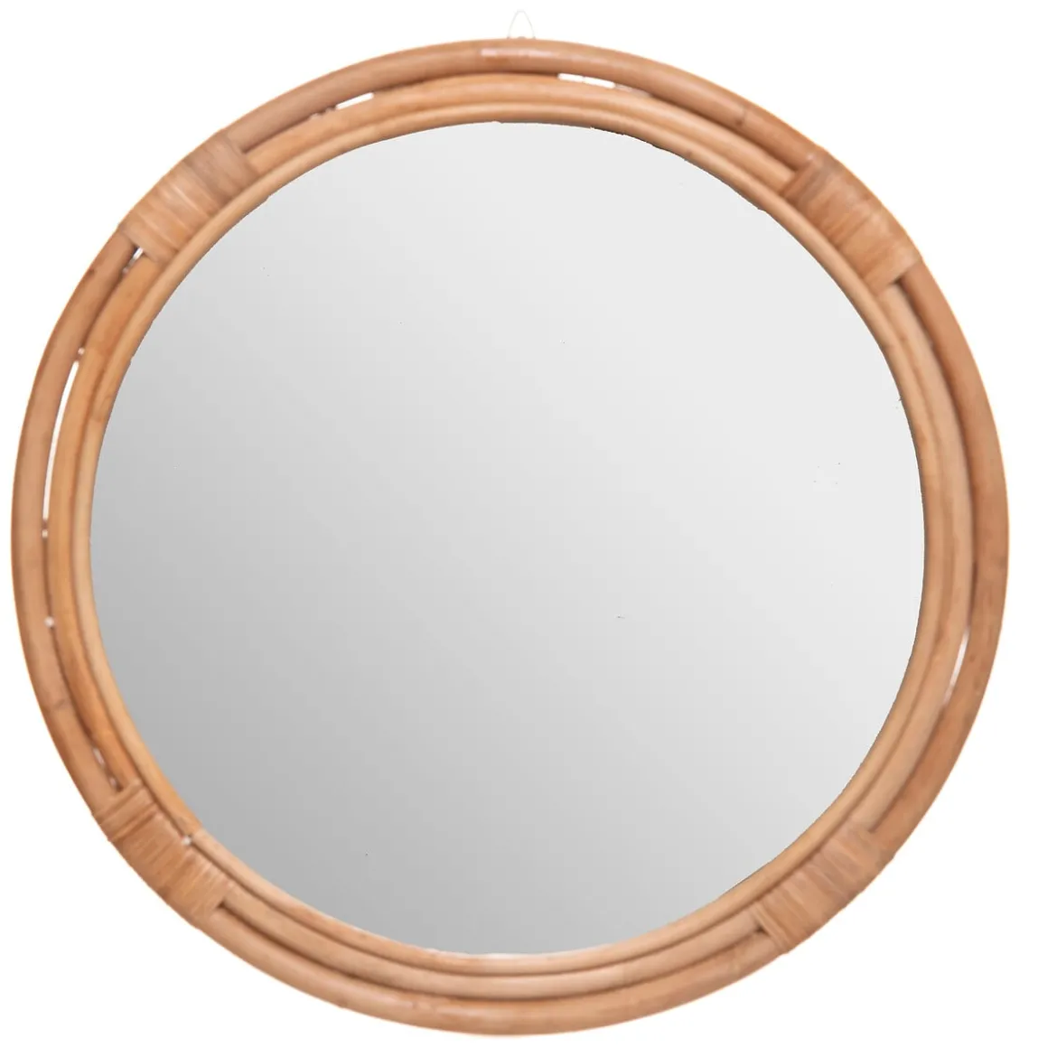 Espejo De Pared Farah Ratán Beige 60Cm