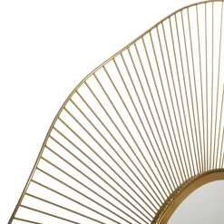 Espejo de pared JODIE de metal dorado 97cm
