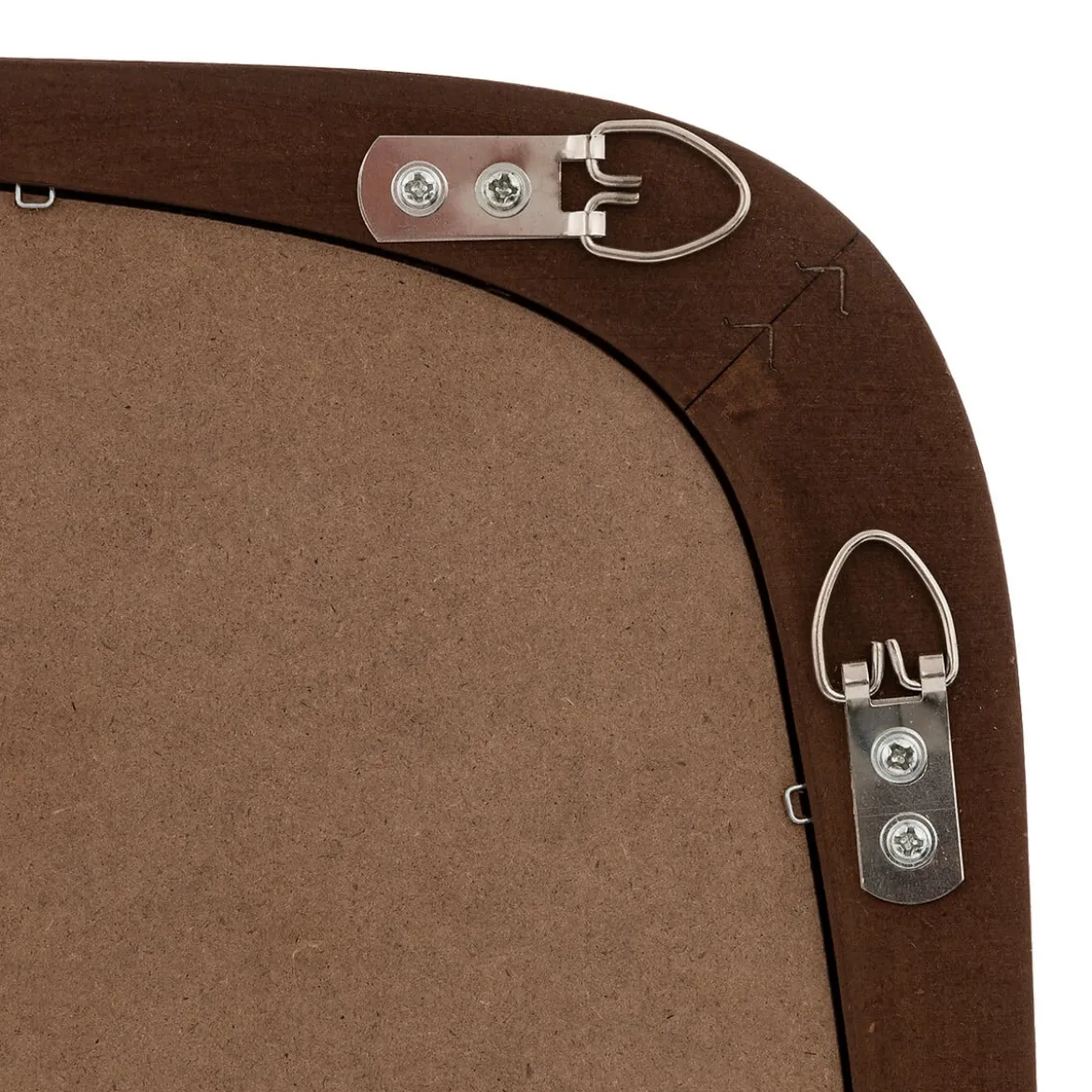 Espejo De Pared Keira Marrón De Mdf 65cm