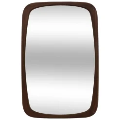 Espejo De Pared Keira Marrón De Mdf 65cm