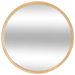 Espejo de Pared Kim Beige De Madera 55cm