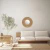Espejo De Pared Lorena Beige 75Cm