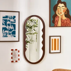 Espejo de pared marrón 70cm