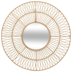Espejo De Pared Millie De Cuerda Beige 75cm