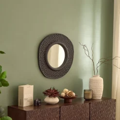 Espejo de pared negro 60cm