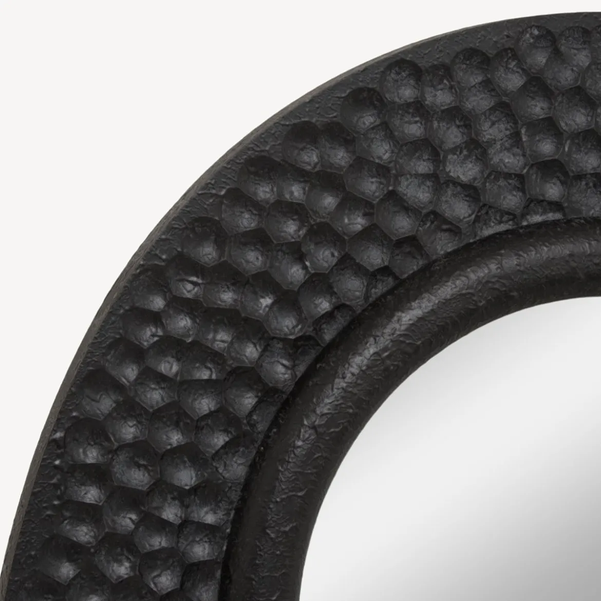 Espejo de pared negro 60cm