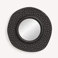 Espejo de pared negro 60cm