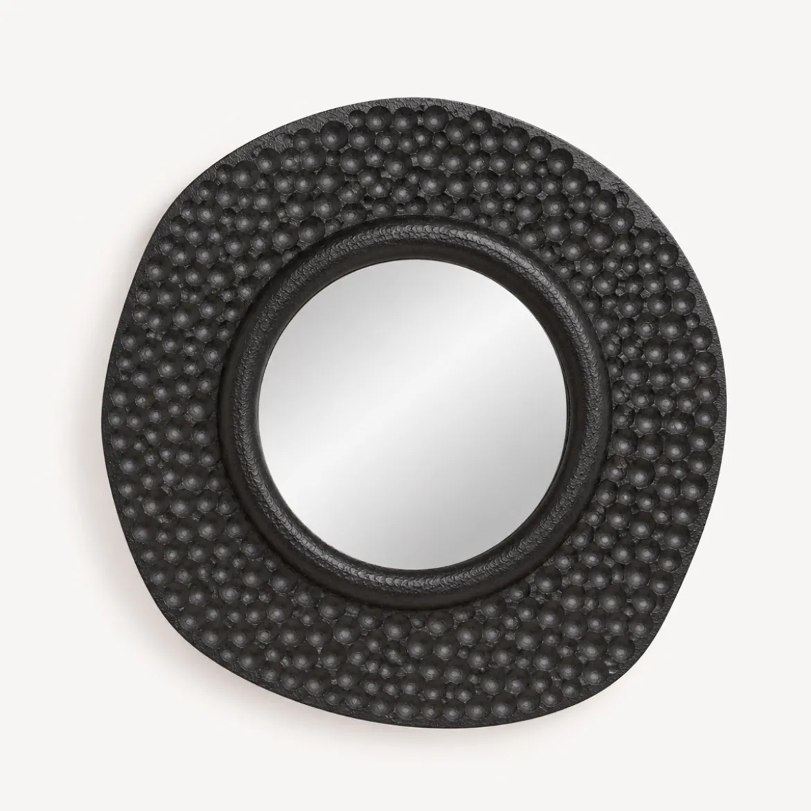 Espejo de pared negro 60cm