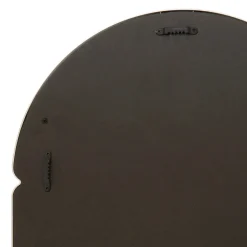 Espejo de pared ovalado MICAELA plateado 55x35cm