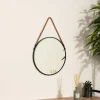 Espejo de pared redondo metal 38Cm