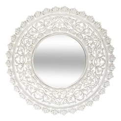 Espejo De Pared Ritual Mdf Blanco 90Cm