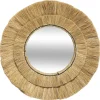 Espejo De Pared Safari De Rafia 57Cm