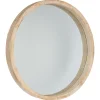 Espejo De Pared Scandinave Madera 50Cm