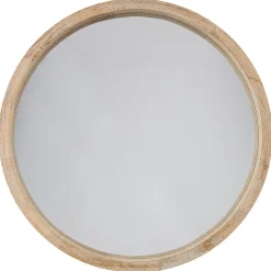 Espejo De Pared Scandinave Madera 50Cm
