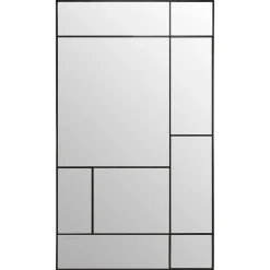 Espejo de pared vidrio/metal 97x2.5x167