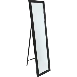 Espejo De Pie Negro 35x155Cm