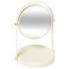Espejo de wc giratorio DUO beige