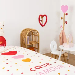 Espejo En Forma De Corazón Rojo