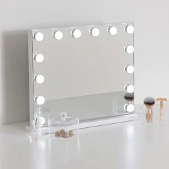 Espejo LED blanco